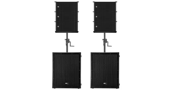 Μεσαίο σετ ηχείων  (2 sub + 6 Line Array)