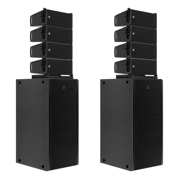 Μεγάλο σετ ηχείων (4 sub + 8 Line Array )