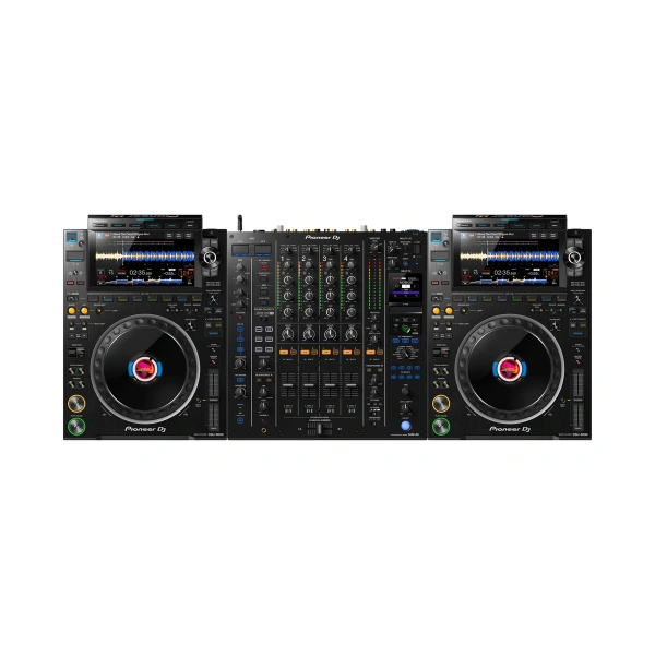 SET 2 x CD PLAYERS CDJ PIONNER 3000 + MIXER DJM-A9
